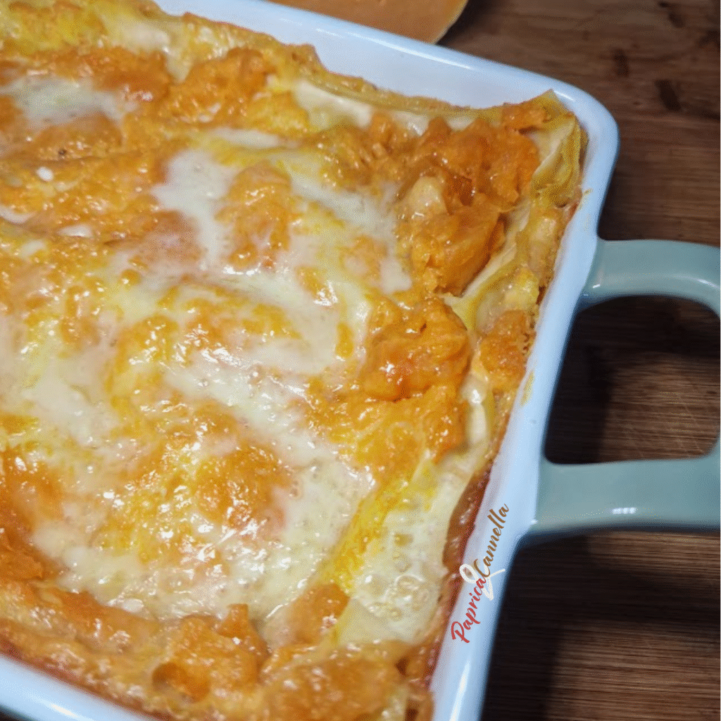Lasagne alla zucca paprica e cannella