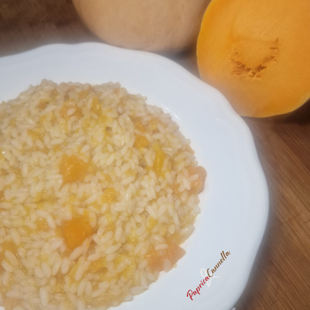 Risotto alla zucca paprica e cannella