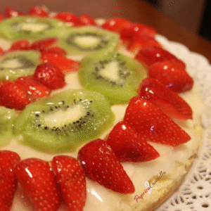 Torta alla frutta paprica e cannella